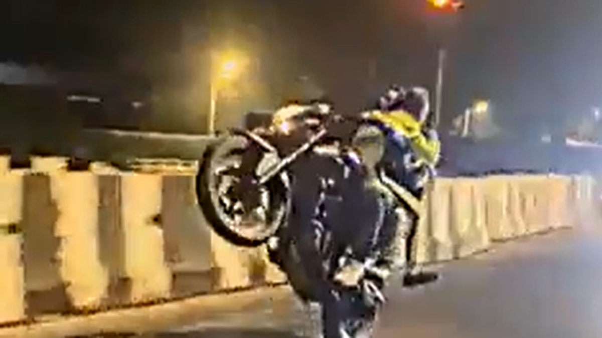 3 booked for dangerous bike stunt by Mumbai police The Hindu